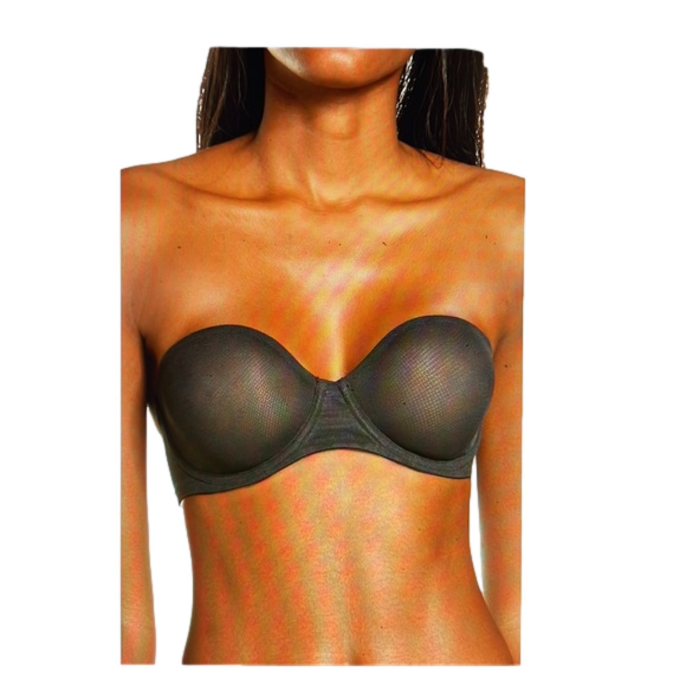 Skims Mesh underwire strapless/strap Black Bra 40B NWT